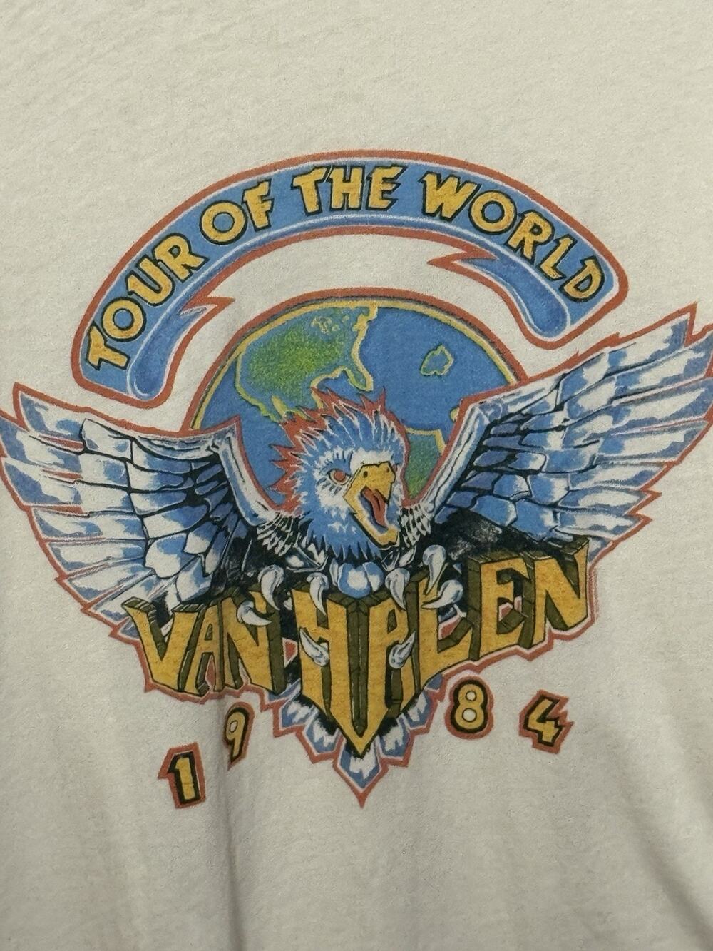 Old Navy Van Halen World Tour 1984 XLT Long Sleeve Shirt